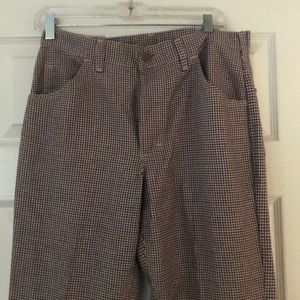 70s Lee Bell Bottoms in Houndstooth